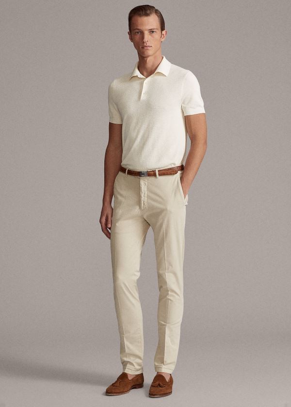 Men's Ralph Lauren Slim Fit Stretch Chino Pants | 895316ROE